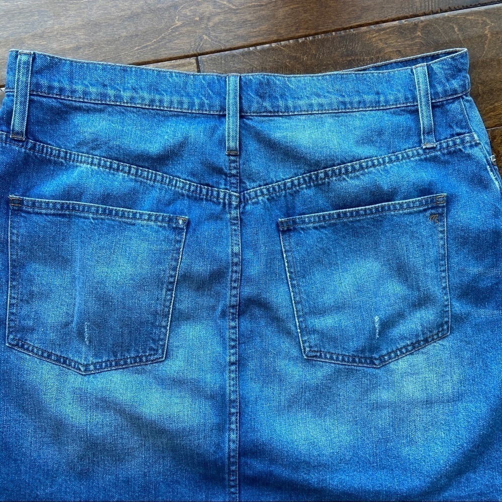 Madewell cutout denim a-line mini skirt NWT 33” - Picture 11 of 11